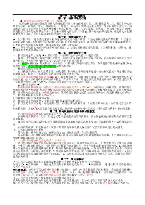 02448《建筑结构试验》必过资料
