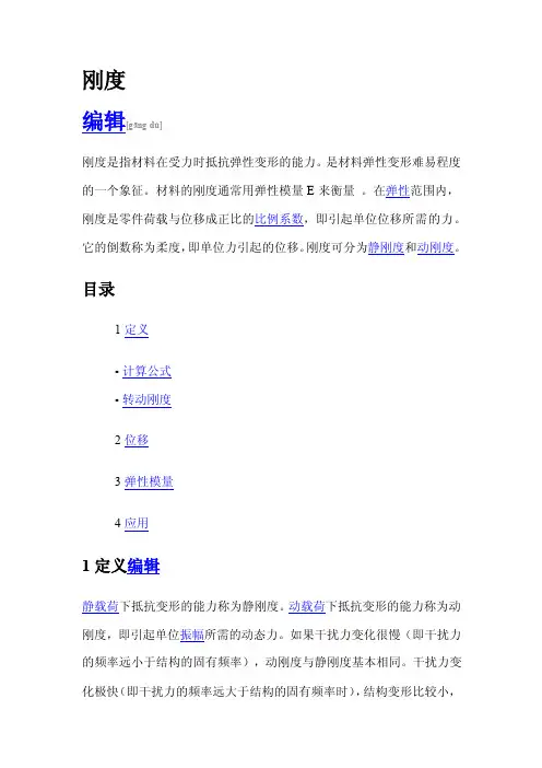 刚度——精选推荐