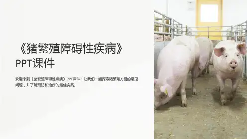 《猪繁殖障碍性疾病》课件