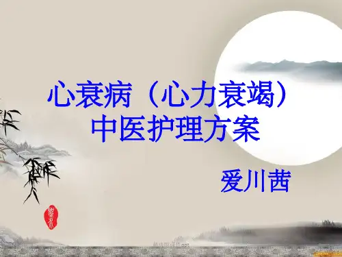 心衰病中医护理方案