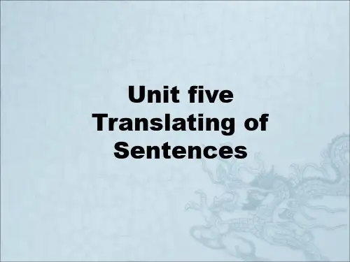 Unit five