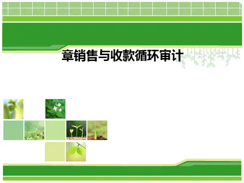第八章销售与收款循环审计详解