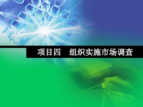 市场调查与分析章节课件 (1)