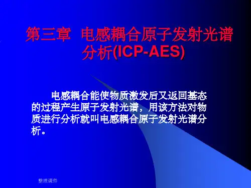 现代检测技术——原子发射光谱(ICP-AES)