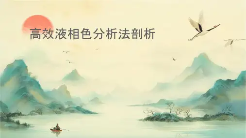 高效液相色谱分析法剖析课件