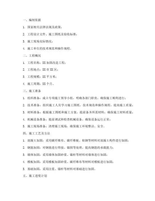 加固改造专项施工方案