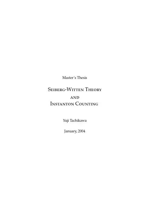 Tachikawa's master thesis