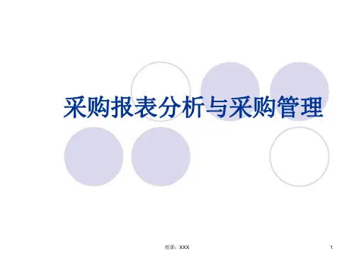 采购数据分析PPT课件
