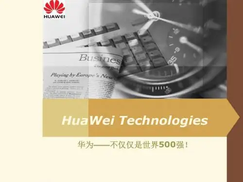 华为——不仅仅世界500强 共54页PPT资料