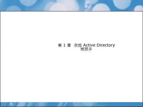 AD DS部署配置