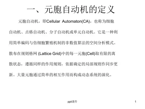元胞自动机  ppt课件