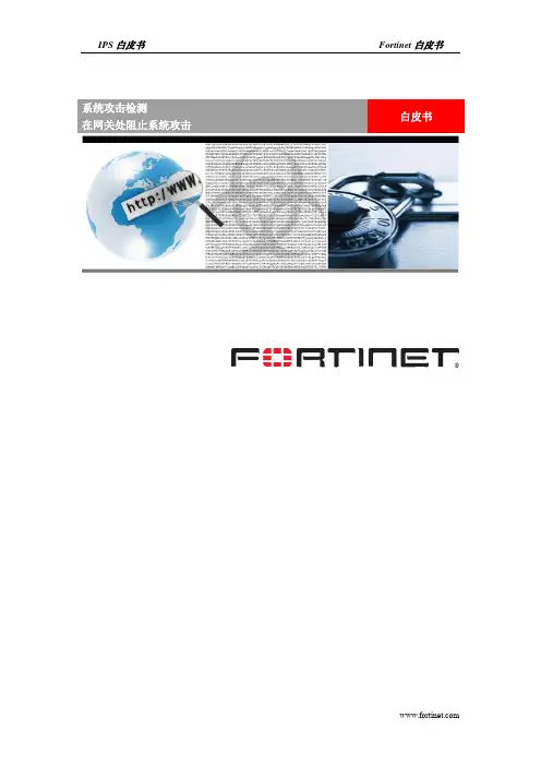 Fortinet-飞塔IPS入侵防御解决方案白皮书