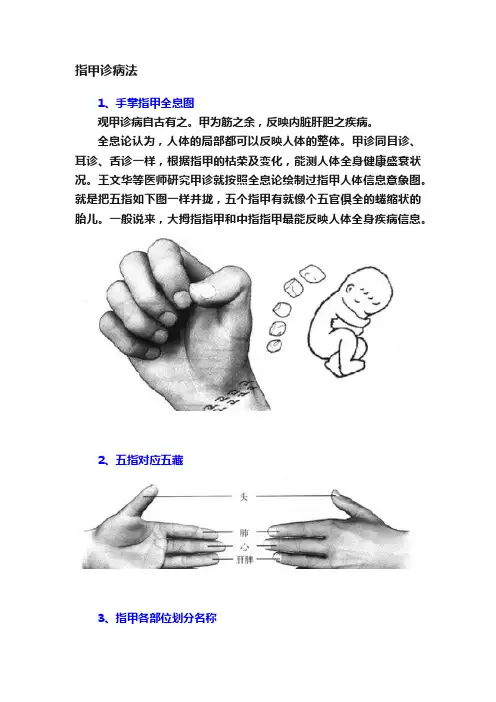 指甲诊病法