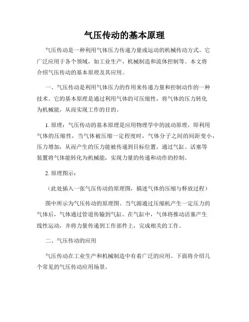 气压传动的基本原理