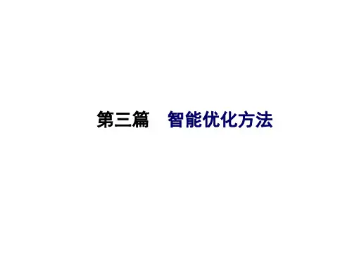 华南理工大学最优化理论——第十二章遗传算法讲义