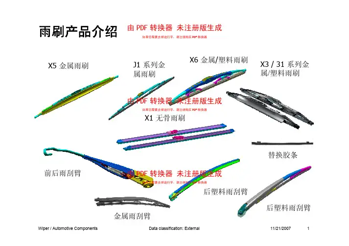 汽车雨刷介绍