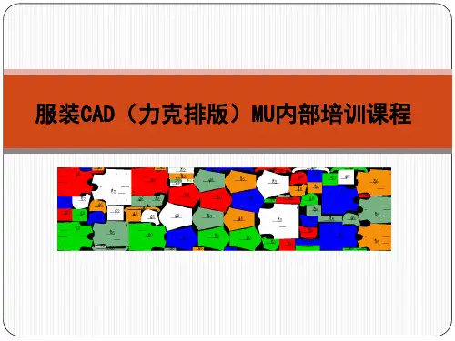 服装排版培训教材