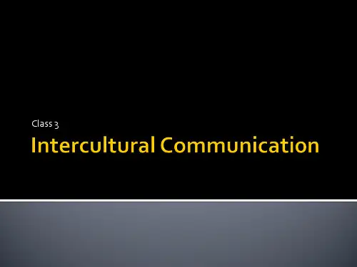 跨文化交际课件Lesson 3 - Culture, Emic vs. Etic