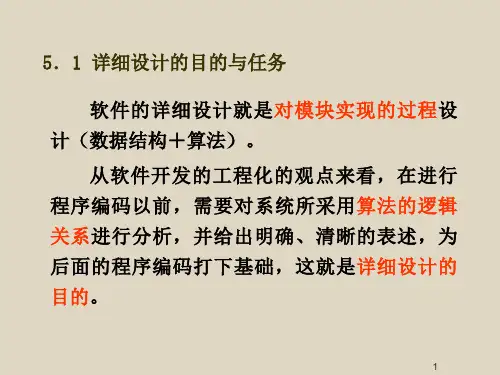 软件详细设计
