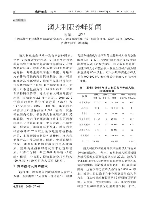 澳大利亚养蜂见闻