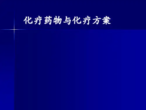 化疗药与化疗方案