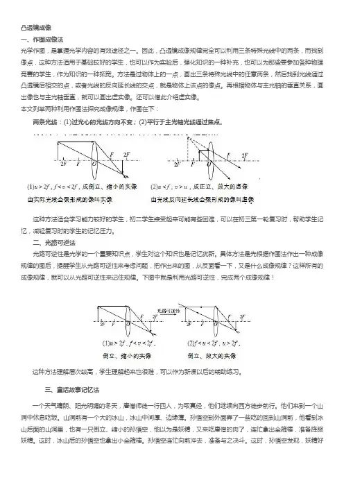 凸透镜成像