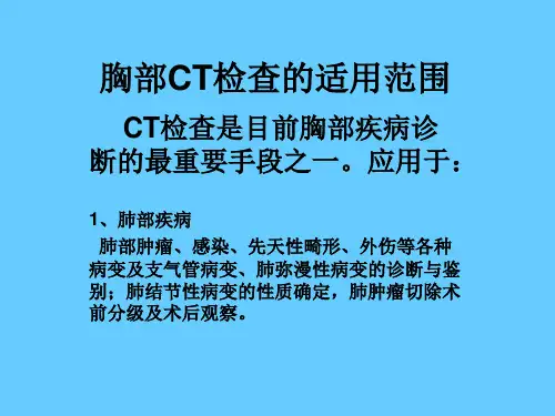 最新医学ppt怎样看胸部ct幻灯片