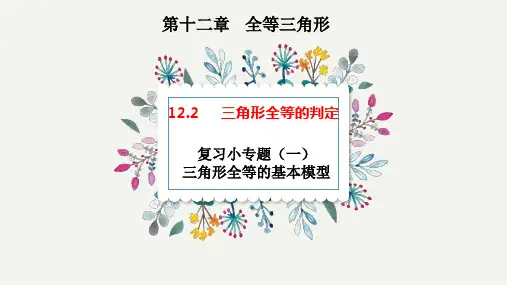 12.2 三角形全等的判定  初中数学模型