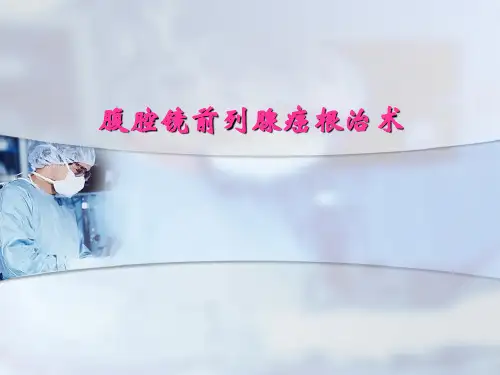 腹腔镜前列腺癌根治术手术配合【19页】