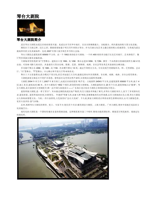 琴台大剧院(百度百科)