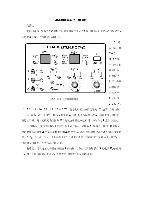 磁滞回线实验仪、测试仪