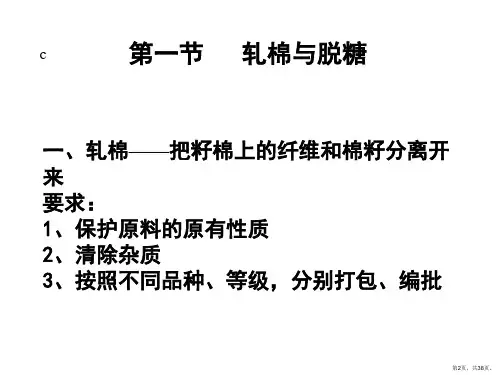 原料初加工课件