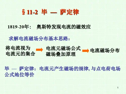 毕奥 萨伐尔定律