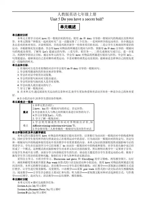 人教版英语七年级上册Unit-5--do-you-have-a-soccer-ball