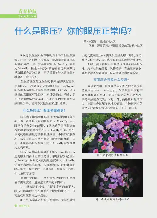 什么是眼压？你的眼压正常吗？