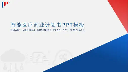 智能医疗商业计划书PPT(完整版)