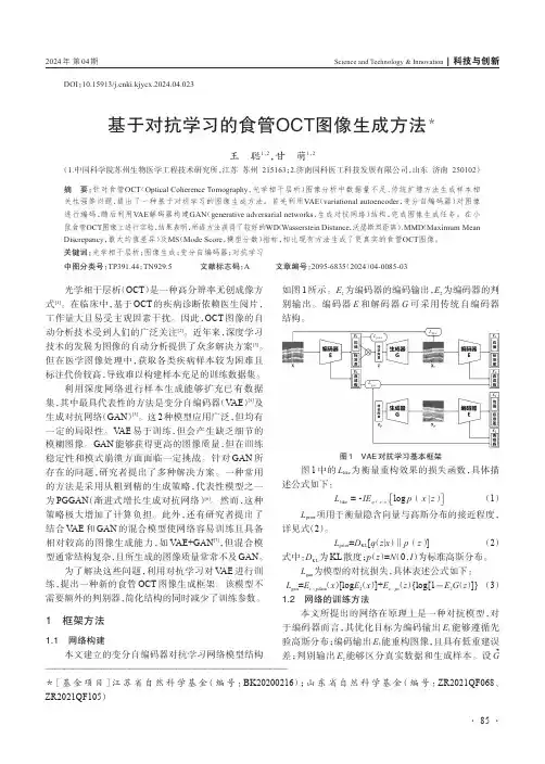 基于对抗学习的食管OCT_图像生成方法＊