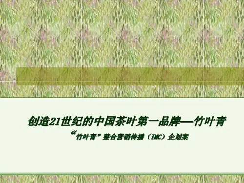 竹叶青整合营销传播企划案