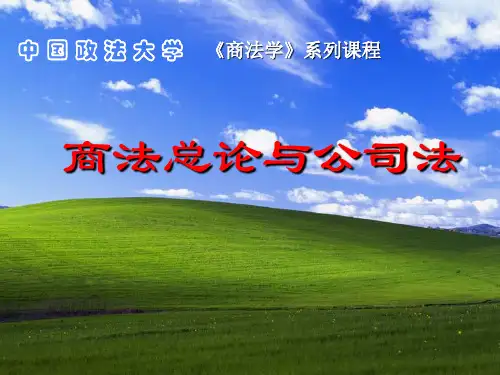 商法课件第一章 商法概述