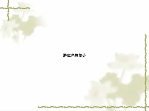 《塔式光热简介》