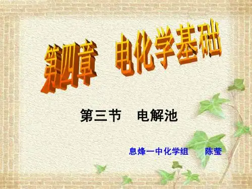 电解池公开课