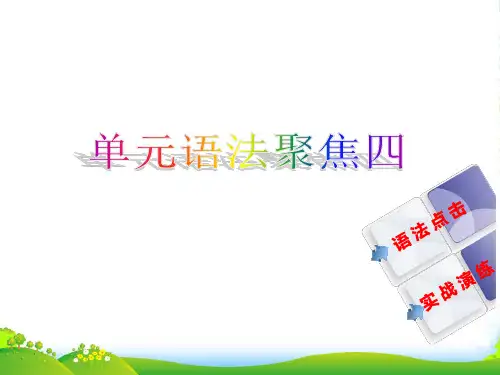 新人教版七年级英语上册Unit4 单元语法聚焦课件(共19张PPT)