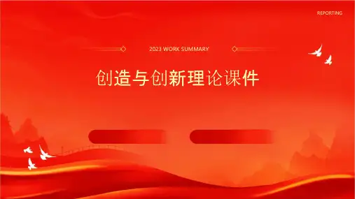 创造与创新理论课件