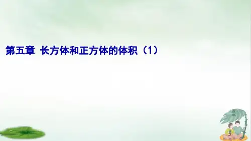 《长方体和正方体》完美版(共20张PPT)