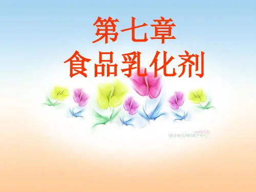 食品乳化剂.1