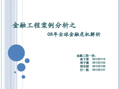 08年金融危机解析