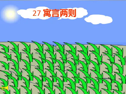 《拔苗助长》PPT课件