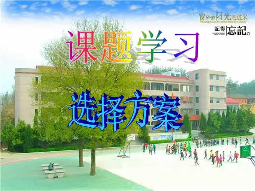 19.3课题学习选择方案(1--4)