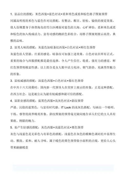 服装陈列搭配