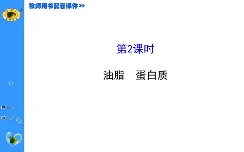 3.4.2油脂 蛋白质